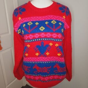 Vintage Knitworks Crew Neck Knit Sweater